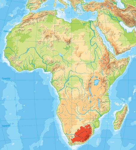 Afrika és Nagytájai Egyszer7 Rajz