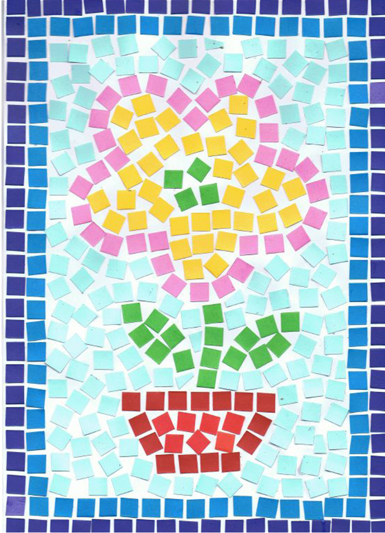 Где найти мозаику. Бумажная мозаика. Мозаика из квадратиков для детей. Аппликация мозаика. Мозаика несложная.